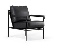 Jonas Ihreborn - Seventy Five Armchair Leather, Black Edition - Black