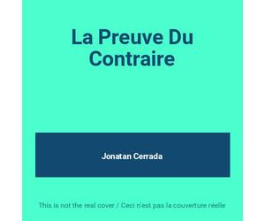 Jonatan Cerrada - La Preuve Du Contraire