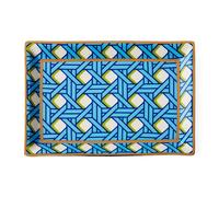 Jonathan Adler Basketweave Rectangle Tray