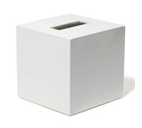 Jonathan Adler Tissue Box Cover, Resin, White, One Size