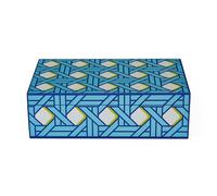 Jonathan Adler Medium Basketweave Lacquer Box