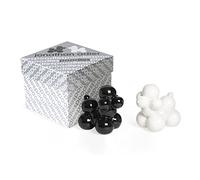 Jonathan Adler Poodles Salt and Pepper Shakers, Porcelain, Black/White