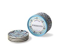 Jonathan Adler Sorrento Coaster, One Size, Blue