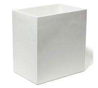 Jonathan Adler Wastebasket, Lacquer, White, One Size
