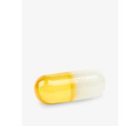 Jonathan Adler Yellow Colour-block Acrylic Pill Ornament 17cm