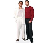 Jonathan Bailey and Luke Newton (Duo 1) Mini Celebrity Cutout