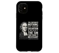 Jonathan Edwards Salvation Quote for Reformed Christian Man Case for iPhone 11