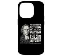 Jonathan Edwards Salvation Quote for Reformed Christian Man Case for iPhone 14 Pro