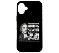 Jonathan Edwards Salvation Quote for Reformed Christian Man Case for iPhone 16 Plus