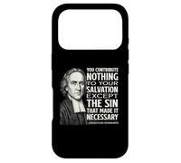 Jonathan Edwards Salvation Quote for Reformed Christian Man Case for iPhone 17 Pro