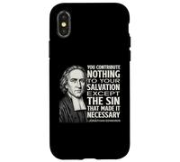 Jonathan Edwards Salvation Quote for Reformed Christian Man Case for iPhone X/XS