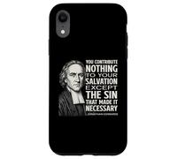 Jonathan Edwards Salvation Quote for Reformed Christian Man Case for iPhone XR