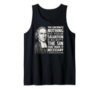 Jonathan Edwards Salvation Quote for Reformed Christian Man Tank Top