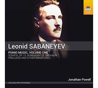 Jonathan Powell - Sabaneyev:Piano Music Vol.1