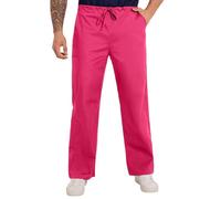 JONATHAN UNIFORM Adjustable Cargo Trousers with 4 Pockets (Hot Pink, S)