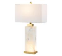 JONATHAN Y JYL6201A Elizabeth 27.5" Alabaster LED Lamp Coastal,Contemporary,Transitional for Bedroom, Living Room, Office,...