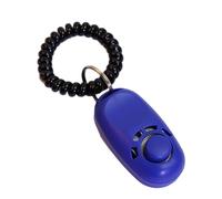 JONbinbkl Compacted Clickers for Pet Dogs Ancillary Stretch Wristband Dogs Trainer Cats Sound Keychains Training Tool, Blue