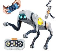 JONEG Interactive Remote Control Robot Dog Toy for Kids with Remote & APP Control Gifts for Aged 8 9 10 11 12 Year Old Boys Girls Smart Dancing Singing RC Robot Puppy Toys 30+ Actions Programming