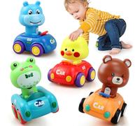 JONEG Press and Go Baby Toy Cars Push Go Car for 12-18 Months Babies