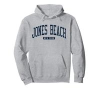 Jones Beach New York NY College University Style Navy Pullover Hoodie