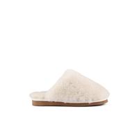 Jones Bootmaker Faux Fur Slippers Cream