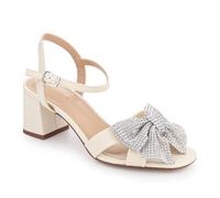 Jones Bootmaker Juliana Smart Buckled Leather Sandals - Cream Size 6