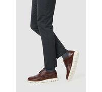 Jones Bootmaker Leather Derby Shoes Brown Mix