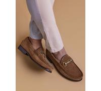 Jones Bootmaker Leather Slip-On Loafers Tan
