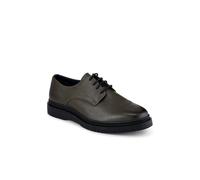 Jones Bootmaker Men's Jameson All-Leather Smart Lace Up Shoes in Khaki | Size: 10 Jones Bootmaker Khaki 10