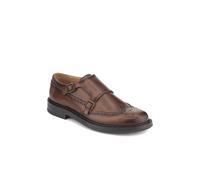 Jones Bootmaker Men's Nathan Leather Double Monk Shoes in Tan | Size: 11 Jones Bootmaker Tan 11