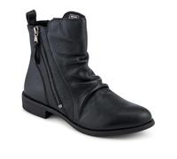 Jones Bootmaker Nectar2 Leather Slouch Ankle Boots - Black Size 4
