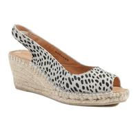 Jones Bootmaker Rosanna Slingback Wedges - Leopard Size 4
