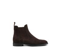 Jones Bootmaker Wide Fit Leather Chelsea Ankle Boots Dark Brown