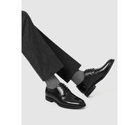 Jones Bootmaker Wide Fit Leather Derby Shoes Black