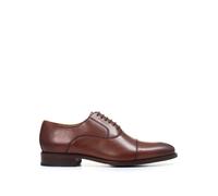 Jones Bootmaker Wide Fit Leather Oxford Shoes Chestnut