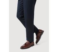 Jones Bootmaker Wide Fit Leather Slip-On Loafers Brown