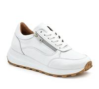 Jones Bootmaker Womens Bertina Lace-Up Trainers White Size 5