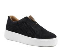 Jones Bootmaker Womens Fernanda Slip-On Trainers Navy Suede Size 6