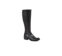 Jones Bootmaker Women's Rachel Slim Calf Fit Leather Rider Boots in Black | Size: 6 Jones Bootmaker Black 6