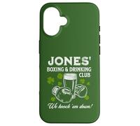 Jones’ Boxing & Drinking Club Design - Funny Beer Case for iPhone 16