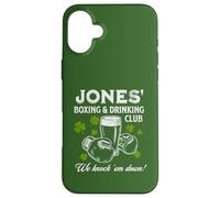 Jones’ Boxing & Drinking Club Design - Funny Beer Case for iPhone 16 Plus