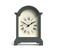Jones Clocks® Bistro mantel clock | Small classic arch top carriage clock design | Green | Contemporary classic style for mantel, desk, table, shelf and bedside