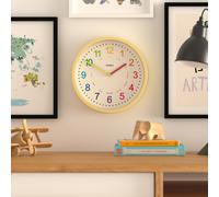 Jones Clocks Kids Analogue Wall Clock - Yellow