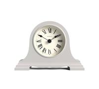 Jones Clocks® Speakeasy mantel clock | Classic Napoleon’s hat design | Grey | Roman numerals |Traditional style for desk, table, shelf or bedside