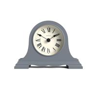 Jones Clocks® Speakeasy small mantel clock | Classic Napoleon’s hat design | French Navy | Roman numerals | Traditional style for desk, table, shelf or bedside