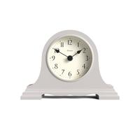 Jones Clocks® Speakeasy small mantel clock | Classic Napoleon’s hat design | Grey | Contemporary classic style for desk, table, shelf or bedside