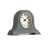 Jones Clocks® Speakeasy small mantel clock | Napoleon’s hat design | Green | Roman numerals | Traditional style for desk, table, shelf or bedside