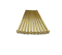 Jones DIY M3.5 Brass/Gold Electrical Socket Screws, 75mm, For Switches, Light Switch, Plug Sockets, 3.5mm x 75mm, (10)