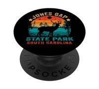 Jones Gap State Park South Carolina USA Retro Sunset PopSockets Adhesive PopGrip