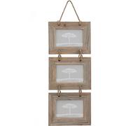 Jones Home & Gift Photo Frame | Driftwood Triple Landscape | 6x4 | 3pcs.
